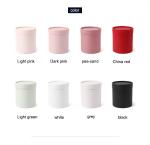 Custom Luxury Rose Flower Round Cylinder Wedding Gift Boxes for Mom Mother
