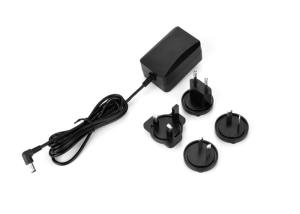 China Wall Plug Power Adapter Black ABS AC/DC Converter US/EU/UK/AU Plug 100-240V Input factory