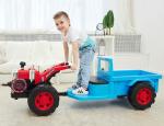 6V Battery Operated Children's Electric Ride On Excavator Toy Car with Light and