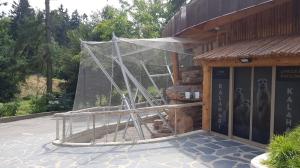 China Elegant Stainless Steel Wire Rope Mesh / Bird Netting Mesh Animal Enclosure factory