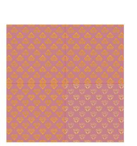 China Romantic Diamond 40x40cm Wedding Cocktail Napkins Bulk Eco Friendly factory