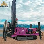Mobile Water Well Drilling Machine Hydraulic Bore hole 400m Deep Water Well