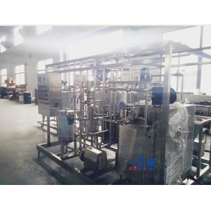 China PLC Control Mango Juice Pasteurizer Machine，Tubular Milk Pasteurisation Machine on sale