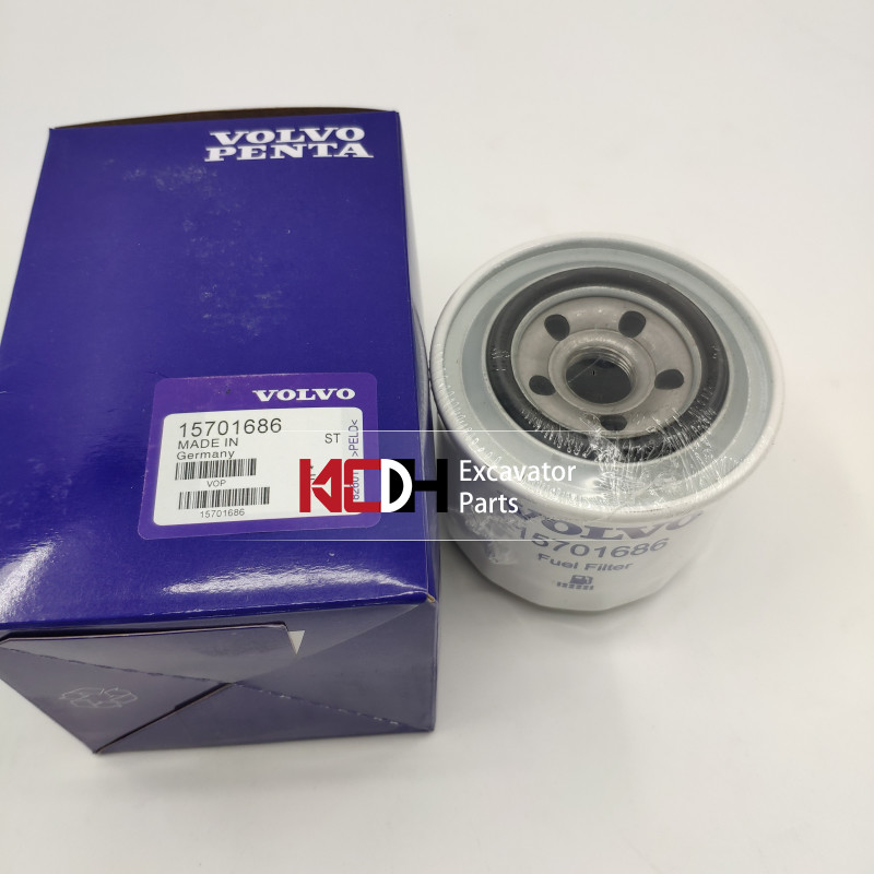 Excavator Engine Spare Parts Diesel Fuel Filter Element 15701686 For