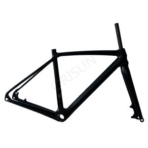 China Lightweight Carbon Bike Frame Disc Brake With Customized Painting Design on sale