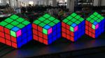 Professional Lease commercial activity lighting equipment 3D magic cube wall for