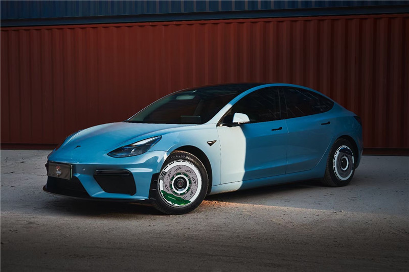 Auto Parts for Tesla Model 3 Body Kit PP Plastic Material MODEL 3 Upgraded GT4-style Front Bumper Body Kit