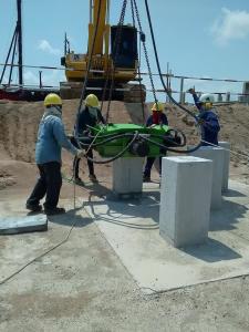 China KP450S Pile Breaker Machine Max Single Cylinder Flow 20L , Per Minute Pile Crusher factory