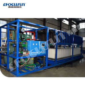 15 Tons Per Day Industrial Block Ice Maker Machine with Water Cooling Condenser