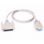 50cm D SUB Cables 25 Pin Connector Male To 9 Pin Female Printer Extension Data