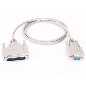 China 50cm D SUB Cables 25 Pin Connector Male To 9 Pin Female Printer Extension Data Cable factory