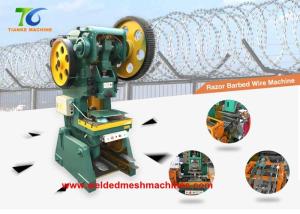 China Tianke Razor Barbed Wire Machine BTO30 Razor Wire Weaving Machine factory