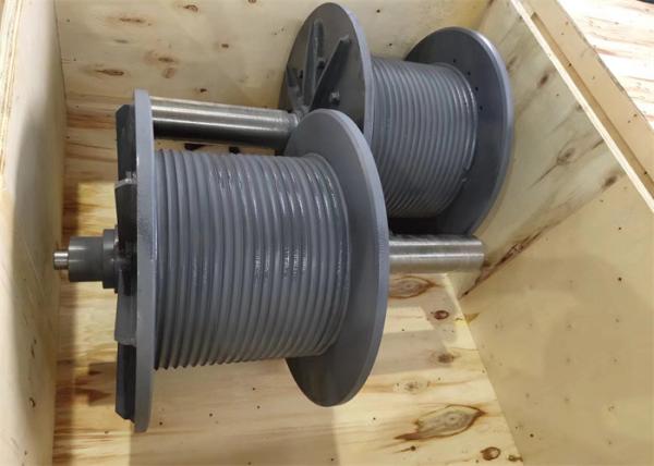 Regular Line Lebus Rope Grooves Oil Rig Crane Winch Drum With Lebus Grooves And