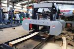 Log Wood Portable Sawmill 700mm Saw Wheel Automatic Bandsaw Mill