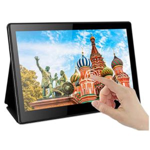 Led 13 Inch  Portable IPS Monitor 1920 x 1080 USB C HDMI Inputs On Lap