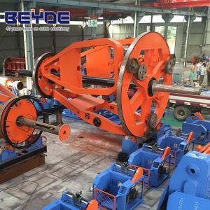 China Electric Cable Manufacturing Machinery 28 Rpm Cage Speed Metal Material factory
