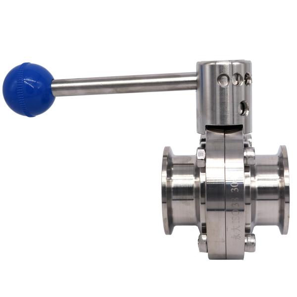 Sanitary SS304/316L Electric Wafer Type Butterfly Valve for Normal Temperature