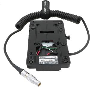 China V-Mount Battery Plate For Red Scarlet Epic Camera With 6 Pin Coiled Power Cable factory