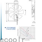 Frameless 12V Server Cooling Fan 120x120x25mm Plastic Material