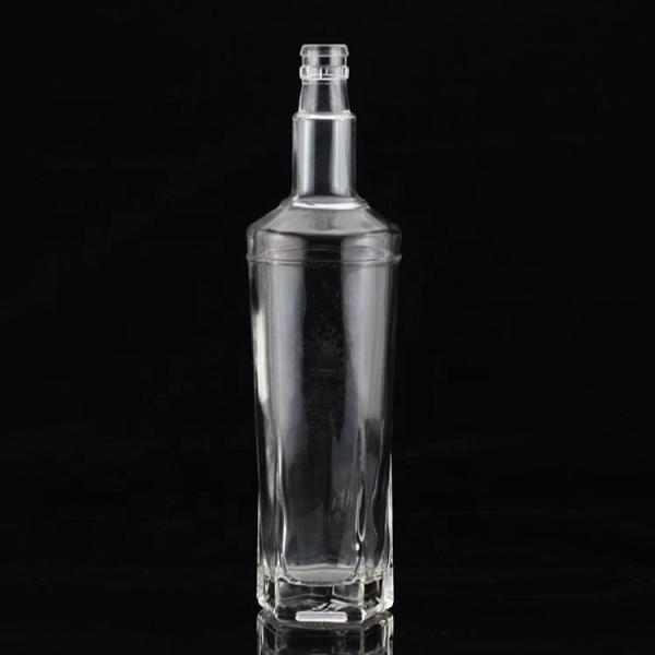 Engraved Surface 750ml Glass Bottle for Industrial and Glass Collar in Mexico