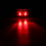 12V 2pcs Trailer Automotive Side Marker Light , 80lm Emergency Vehicle Lighting