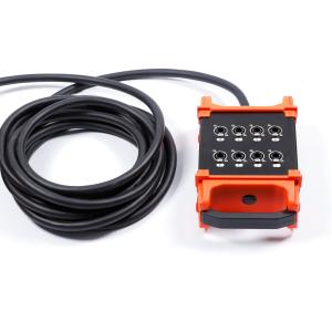China Speaker Dmx Audio De Y Power Snake Xlr Cable Male To Female Multi Microphone 4 8 12 16xlr 24 32 48 Channels Roll Stage Box Cable factory