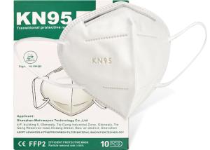 China CE Certified Protective Face Mask , KN95 Face Mask FFP2 KN95 Anti Virus Face Mask factory