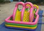 Colourful Big Bounce House 16 X 7 X 5.6m , Outdoor Games Bounce House For Fun