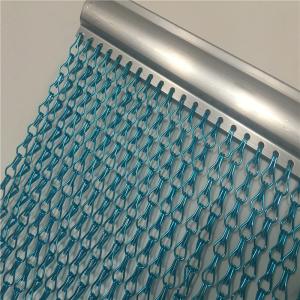 China 2016 new arrival anodized aluminum chain fly screen factory