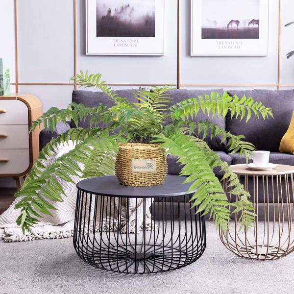 Plastic Home Artificial Phoenix Fern Plants Branch Wedding Centerpiece Indoor