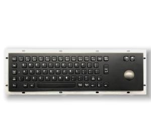 China Stainless Steel Mechanical Industrial PC Keyboard With Trackball Maintenance Free factory