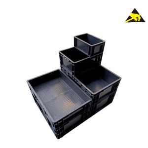 ESD Tray Conductive Component Container Bin Antistatic Circulation Box Esd