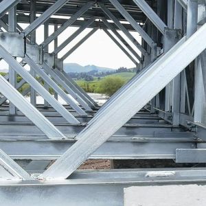 China Portable Steel Truss Bridge Galvanized Construct A Bailey Bridge on sale