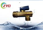 Low Weight Brass Plumbing Valves Stainless Steel Filter Medium Pressure