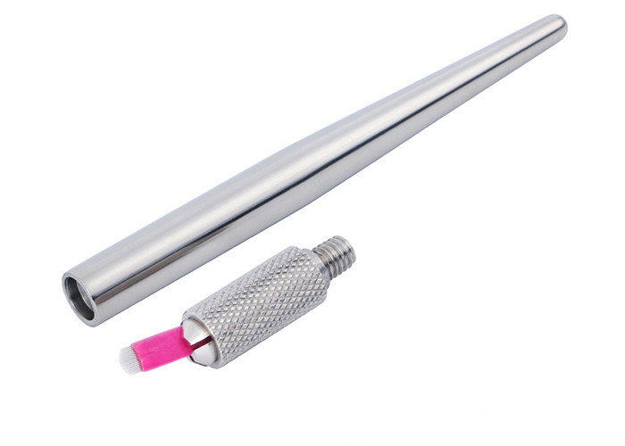 Microblading Permanent Stainless Steel Makeup Eyebrow Tattoo Heavy Silver Manual Eyebrow Tattoo Pen