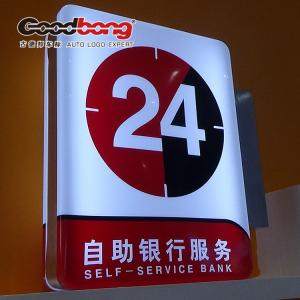 China Indoor &amp; outdoor round graphic printed light box factory