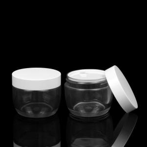 China Heavy Wall 30ml 50ml PET Plastic Skin Care Empty Cream Jar Packaging factory