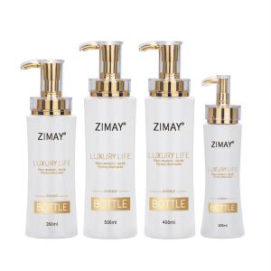 China 500ml Cosmetic Lotion Bottle PET Material , Empty Lotion Bottles With Pump factory