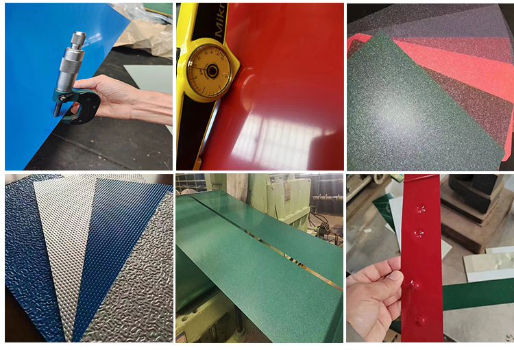 0.4mm Thickness PPGI Galvanized Steel Coil ISO Certificate Mill Edge RAL3005