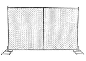 China 50mm*50mm hole size Temporary Cyclone Fencing sports ground for playground factory