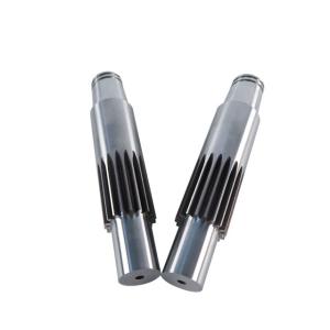China CNC Machining Parts Steel Drive Shafts and Spiral Gears for Mechanical Boxes factory