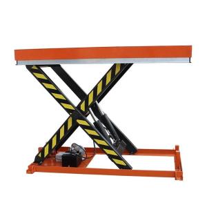 China 1T 2T 4T Hydraulic Stationary Scissor Lift Table Fixed Electric Lifting Platform factory