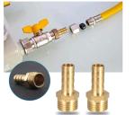 1/4inch / 6mm Hose Barb , Male BSP Thread Brass Barbed Coupling