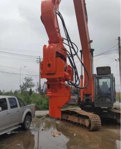 China NM400 Sheet Pile Driver For Excavator YAKAI Vibro Machine Sheet Pile factory