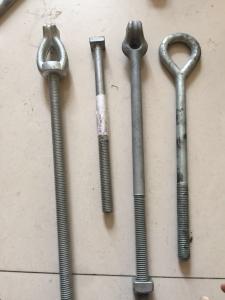 China 13550 Lbs 5/8&quot; Bolt Oval Eye Forged Power Line Fittings factory