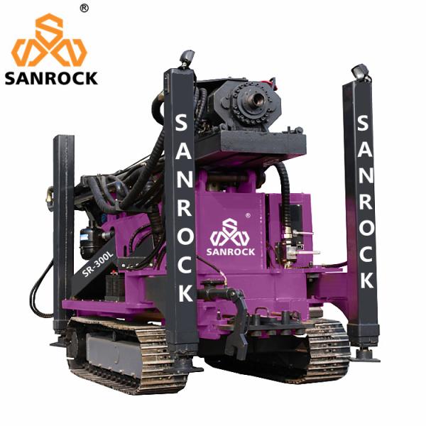 Small Water Well Drilling Rig 91KW Diesel Engine Full Hydraulic Water Drilling