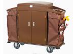 Small Room Service Trolley with Heavy Duty Refuse Bag Stainless Steel Powder -