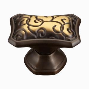 China Furniture Hardware 44*30*33mm Antique Brass Dresser Drawer Pulls Door Knobs factory