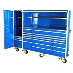 Stainless Steel Handles 84inch 20 Drawer Tool Cabinet for Heavy Duty Storage