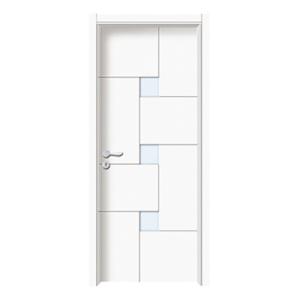 China AB-ADL519 glass wooden interior door factory